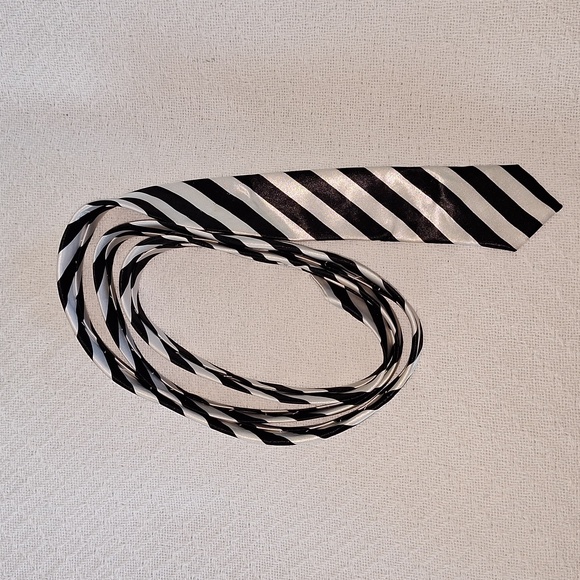 Accessories | Beetlejuice Neck Tie Black And White 2 Halloween Costume ...